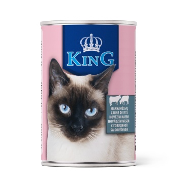 King Cat - conserva cu carne de vita - 415g
