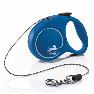 Lesa retractabila, cu fir - Flexi Fun - XS - Albastru - Img 2