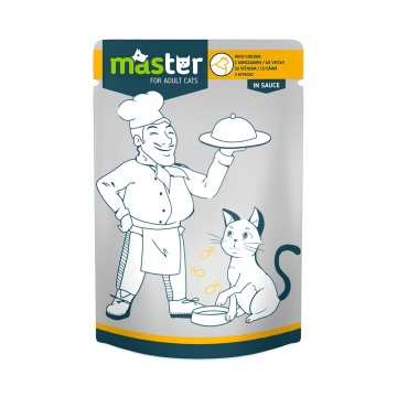 Master Cat - Hrana umeda profesionala - Pui - 80g