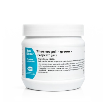 Veyxat Thermogel - 450ml - Gel cu efect termic pentru masaj local si suport locomotor la animale