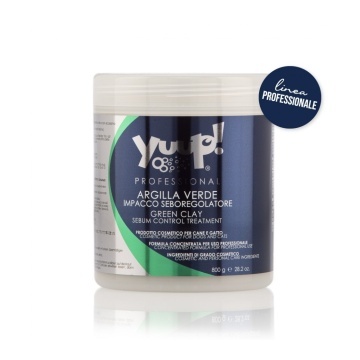 YUUP! Professional Green Clay - Tratament natural pentru controlul sebumului - 800g