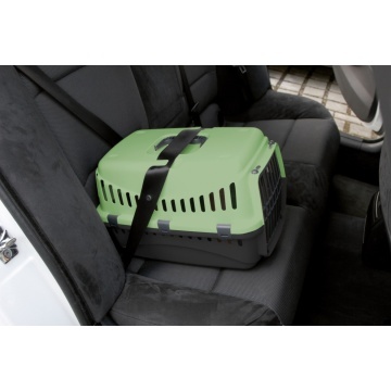Cusca transport plastic - Bordo - 45 x 30 x 30 cm - Verde - Img 3