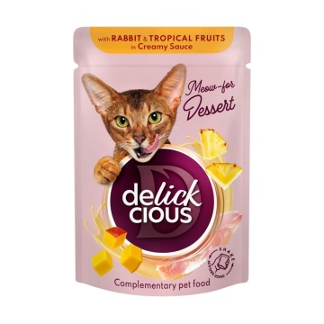 Delickcious Cat - Set Cina si Desert - Supa 2x85g & Bucati in Sos 2x80g - Img 5