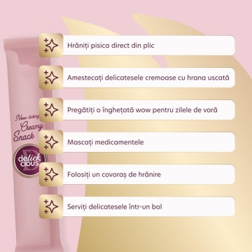 Delickcious Cat - Snack Cremos cu Dorada si Papaya - 4x15g - Img 2