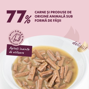 Delickcious Dog - Fasii de Somon & Morcov in Supa Cremoasa - 85g - Img 2