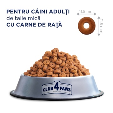 Club 4 Paws Adult Mini - Hrana uscata premium - Rata - 14kg - Img 6