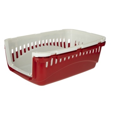 Cusca transport plastic - Bordo - 45 x 30 x 30 cm - Bordo - Img 2