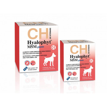 Hyalophyt MSM Giants - 120cpr. - Supliment articulatii si mobilitate pentru caini de talie mare si giganta