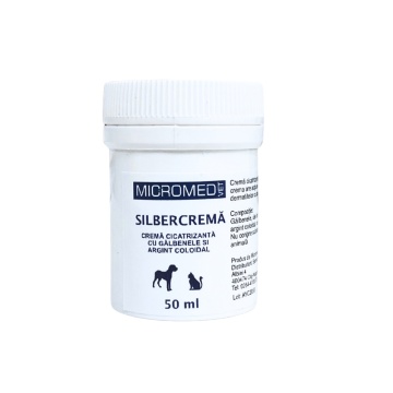 Micromed Vet Silbercreme - 50ml - Crema cicatrizanta cu argint coloidal pentru regenerarea pielii
