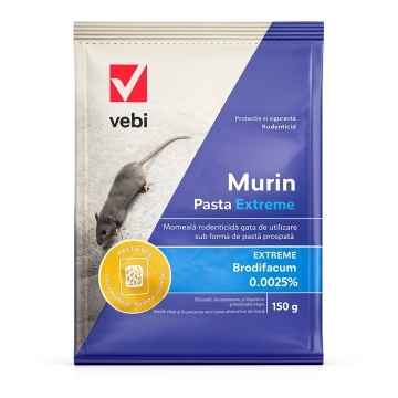 Murin Extreme - Momeala pentru combatere soareci, pasta - 150 g