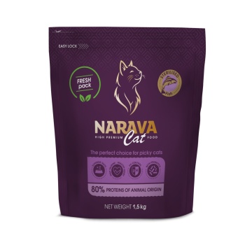 Narava High Premium Cat - Hrana uscata pentru pisici sterilizate - Peste - 1.5kg