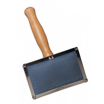 Tesala inox - maner lemn - Marime L - 18.5x12cm