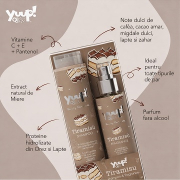 YUUP! Tiramisù - Kit Sampon & Parfum pentru Caini si Pisici - Img 2