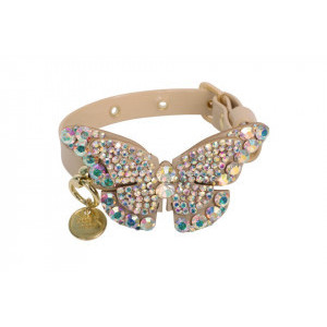 Zgarda Butterfly - 25cm - Bej