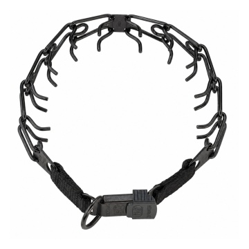 Zgarda forta Sprenger, otel inoxidabil negru, catarama - 53cm