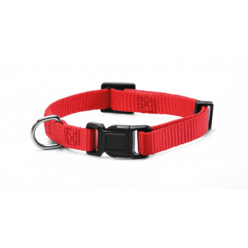 Zgarda reglabila nylon - XS - Rosu