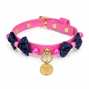 Zgarda Silvia - 25cm - Roz