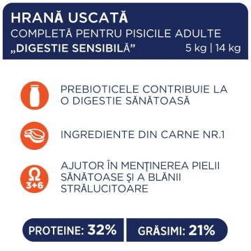 Club 4 Paws Premium Sensitive - Hrana uscata pentru pisici adulte - Pui - 14kg - Img 5