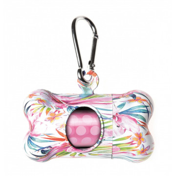 Dispenser pungi igienice - Floral - 1 rola