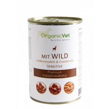 OrganicVet - Vanat, Paste, Merisoare - 400g
