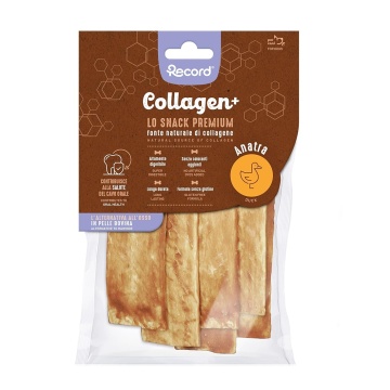 Recompense caini - Crackers Collagen+ cu gust de rata - 6 bucati