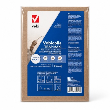 VebiColla Trap Maxi - Capcana adeziva pentru rozatoare - 2 buc.