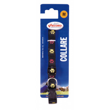 Zgarda reglabila nylon, decor labute - 2cm - Img 2