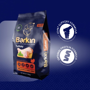 Barkin Adult All Size - Hrana uscata premium - Curcan - 15kg - Img 4