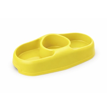 Castron plastic - Triplu - 35x18.5cm - Galben