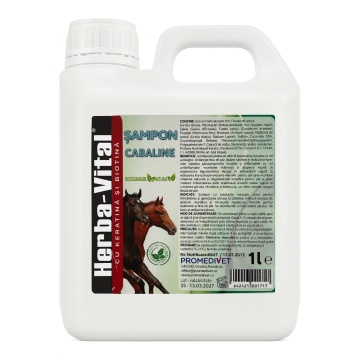 Herba-Vital - 1L - Sampon pentru cabaline, luciu, fortifiere si ingrijire blana
