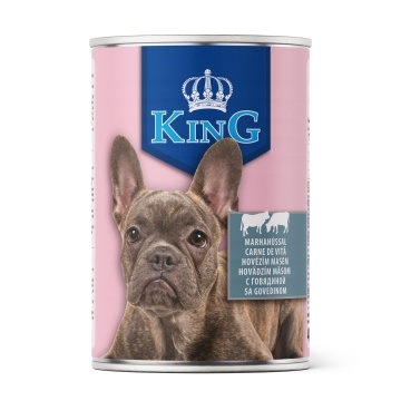 King Dog - conserva cu carne de vita - 415g
