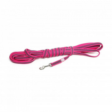 Lesa JK9 Color & Gray, antiderapanta, cu maner - 14mmx10m - Roz