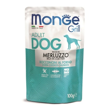 Monge Grill Chunkies - Hrana umeda super-premium - Cod - 100g