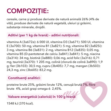 My Love Adult Cat - Hrana uscata completa - Vita - 300g - Img 2