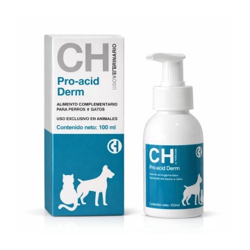Pro-acid Derm - 100ml - Supliment lichid cu acizi grasi pentru piele si blana la caini si pisici