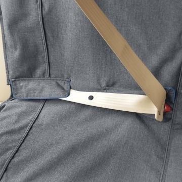 Protectie impermeabila pentru bancheta auto Kurgo Heather - 140cm - Blue & Charcoal Grey - Img 5