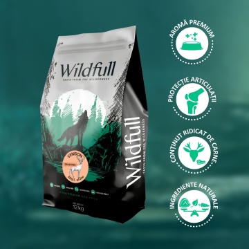 Wildfull Adult Mediu-Maxi - Hrana uscata ultra-premium - Vanat - 12kg - Img 2