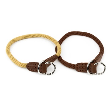 Zgarda cordelina, piele - 50cm