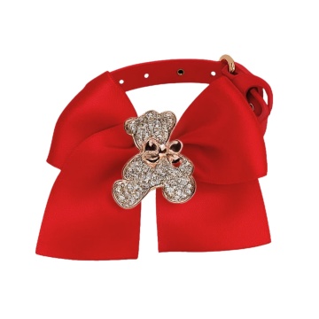 Zgarda Lovely Bear - 25cm - Rosu