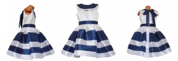 Rochie Navy Style- fete 3-10 ani ( INDISPONIBIL)