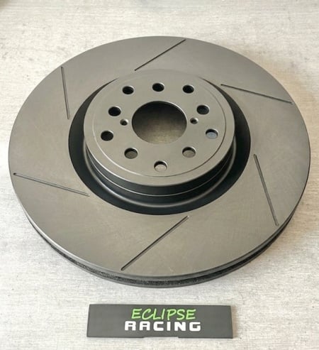 Dischi freno sportivi ANTERIORI 326x30mm, disegno baffato Subaru Impreza STI 2001-2004 (mozzo 5x100) - Img 2