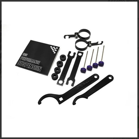 Assetto a ghiera regolabile D2 Racing - Clio 2 RS (interasse fori fusello anteriore 60mm) - Img 2