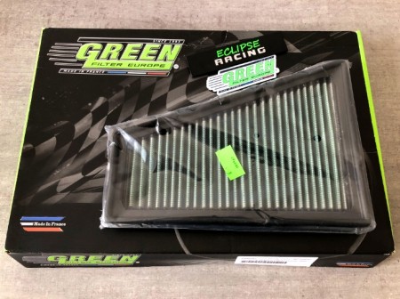 Filtro aria a pannello sportivo GREEN FILTER Clio 172/182 > 2001