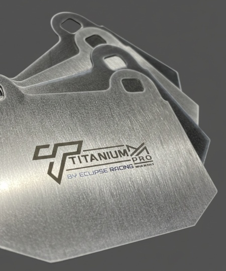 Titanium-PRO Schermature in titanio pastiglie freno Toyota GT86 (Impianto Brembo) posteriori - Img 2