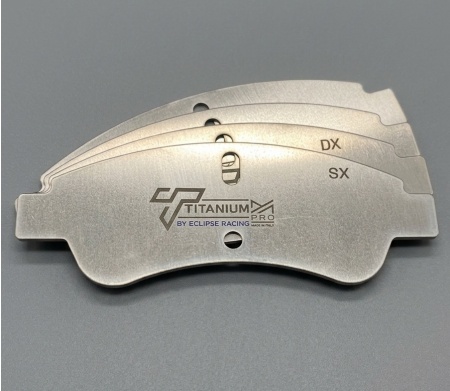 Titanium-PRO Schermature in titanio pastiglie freno C2 1.6 VTS (anteriori) - Img 2