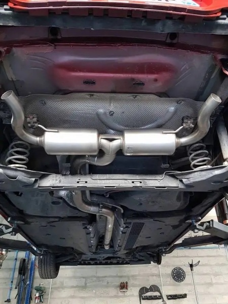 Linea di scarico catback 70mm inox Clio 4 RS - Img 3