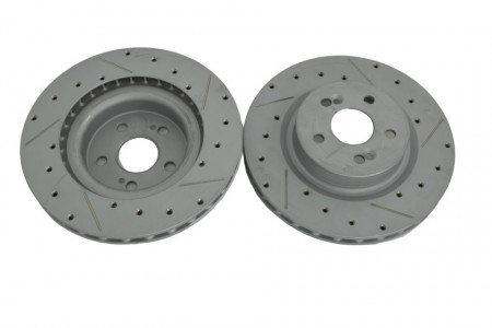 Dischi freno anteriori baffati+forati 312x28mm Clio 3 (R.S. PERFORMANCE)