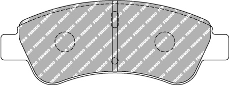 Titanium-PRO Schermature in titanio pastiglie freno C2 1.6 VTS (anteriori) - Img 6