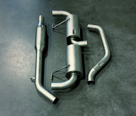 Linea di scarico catback 63mm inox Clio 3 RS 203 (fase 2) - Img 2