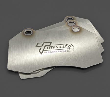 Titanium-PRO Schermature in titanio pastiglie freno Clio 3 RS (anteriori) - Img 2